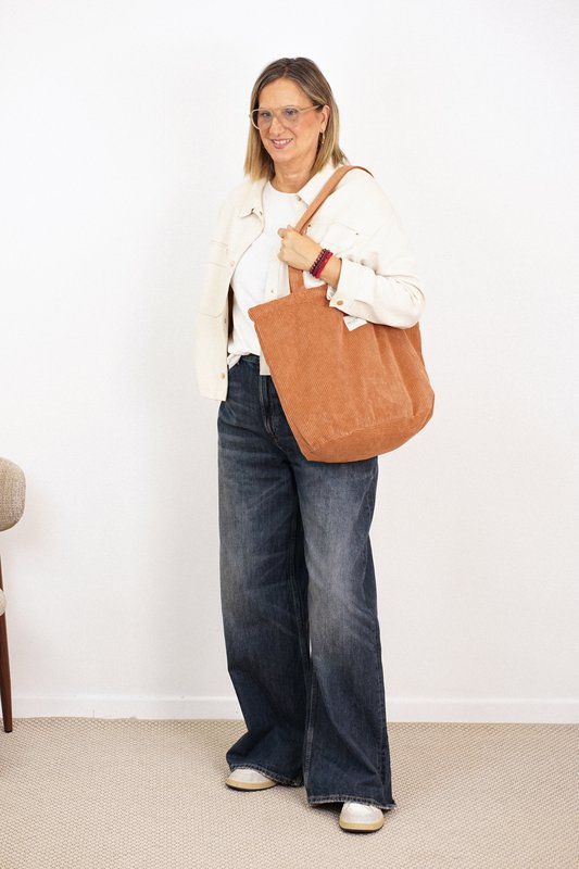 Large Shopper with zipper BARRO