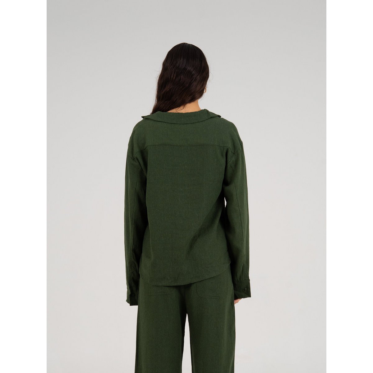 Grinch Green Linen Shirt