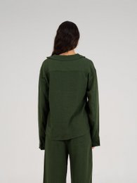 Grinch Green Linen Shirt