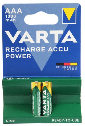 VARTA Recharge  ACCU Power  AAA, 2er Blister