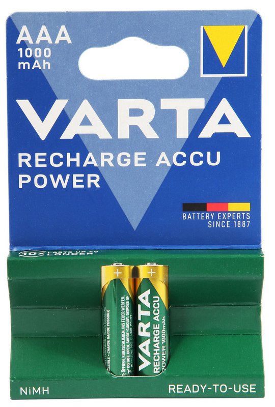 VARTA Laad ACCU Power AAA, 2er-blister op