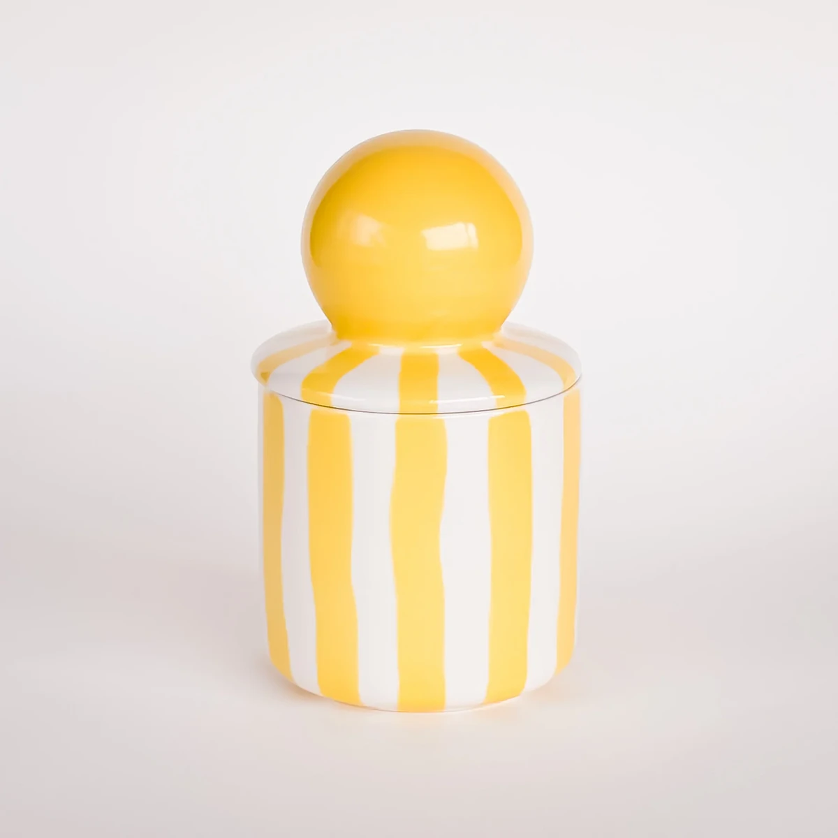 Vela con tapa Rayas – amarillo spiaggia