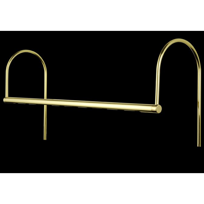 Clarus picture light LED made of brass / type 11 - 110mm discharge / 2700 Kelvin / handmade in Germany