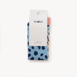 Chaussettes Hautes Bleu Neige