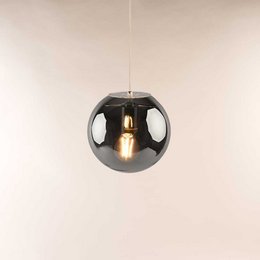 Orb glass ball pendant lamp