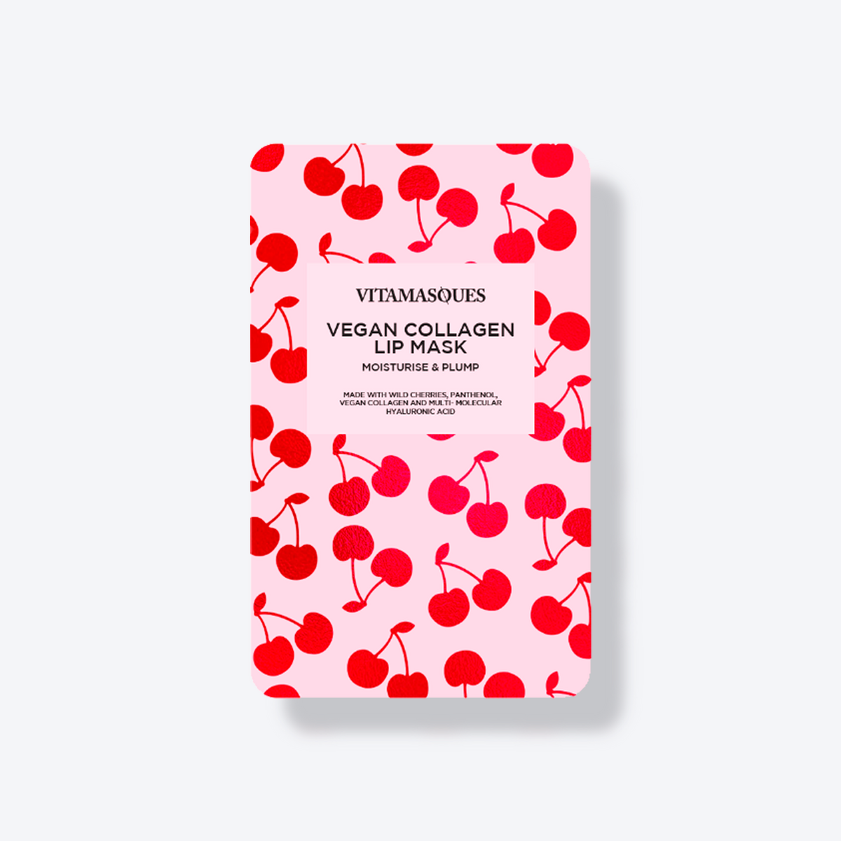 Masque pour les lèvres au collagène végétalien à la cerise