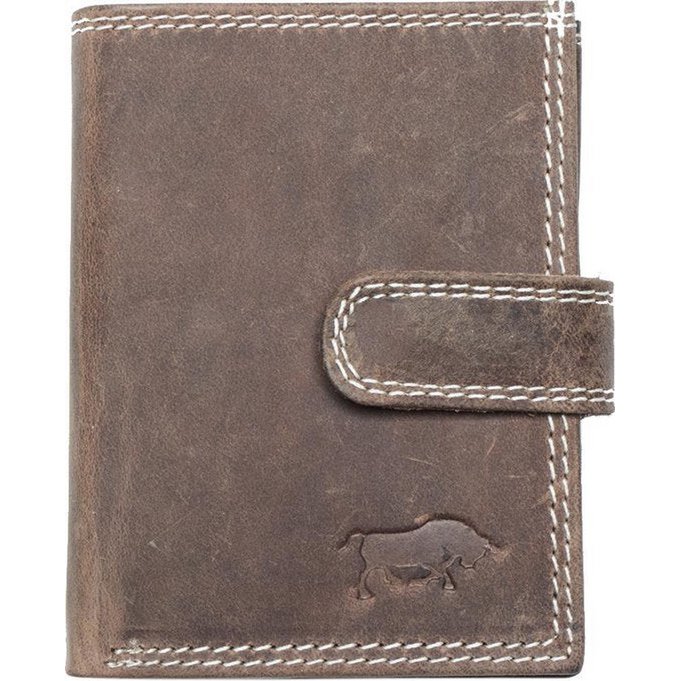 Chanthohoder impara il supporto per carta di credito RFID in pelle anti -skim con zip vintage