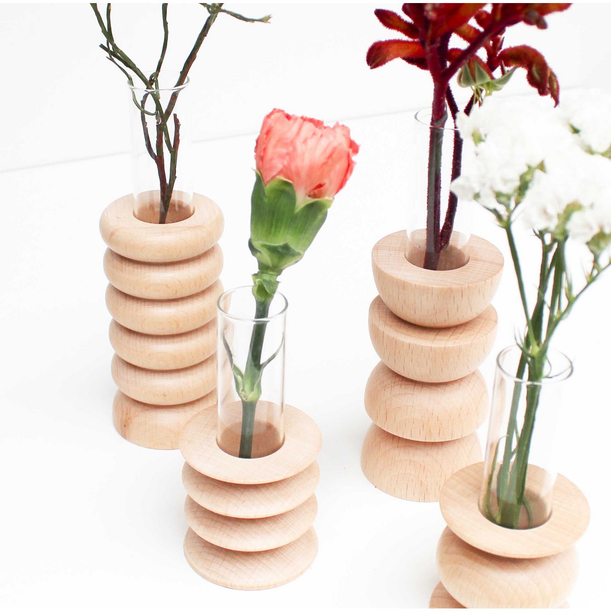 Totem Holzvase - Mittel Nº 2