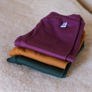 Woolen Baby pants - Merino wool - Crushed violets