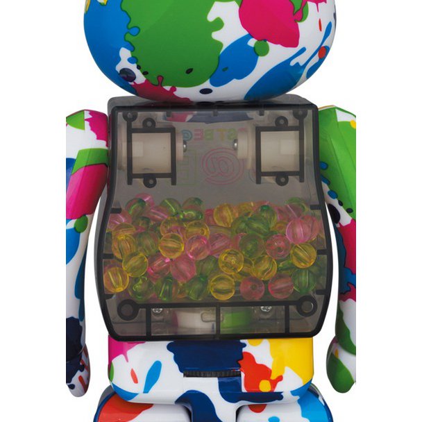 400% & 100% Bearbrick set - My First Bearbrick Baby (Color Splash)