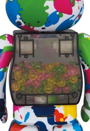 400% & 100% Bearbrick set - My First Bearbrick Baby (Color Splash)