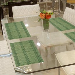 Manteles individuales | Tapetes de Comedor Reversibles de Bambú Orgánicos | 45x30cm