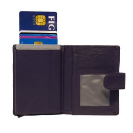 Cardprotector - Miniwallet - Mini wallet - Leather card holder leather - Credit card holder In 11 Colors