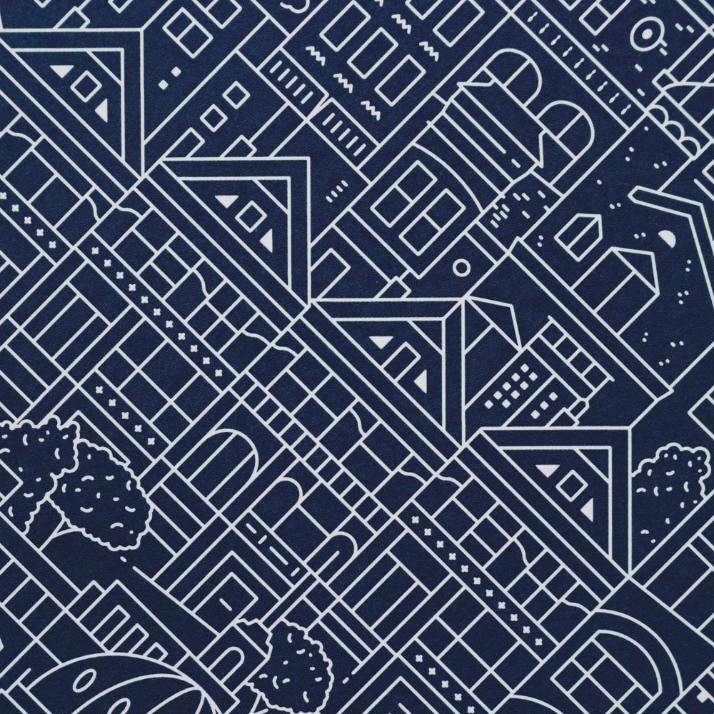 San Francisco A3 Blue Print
