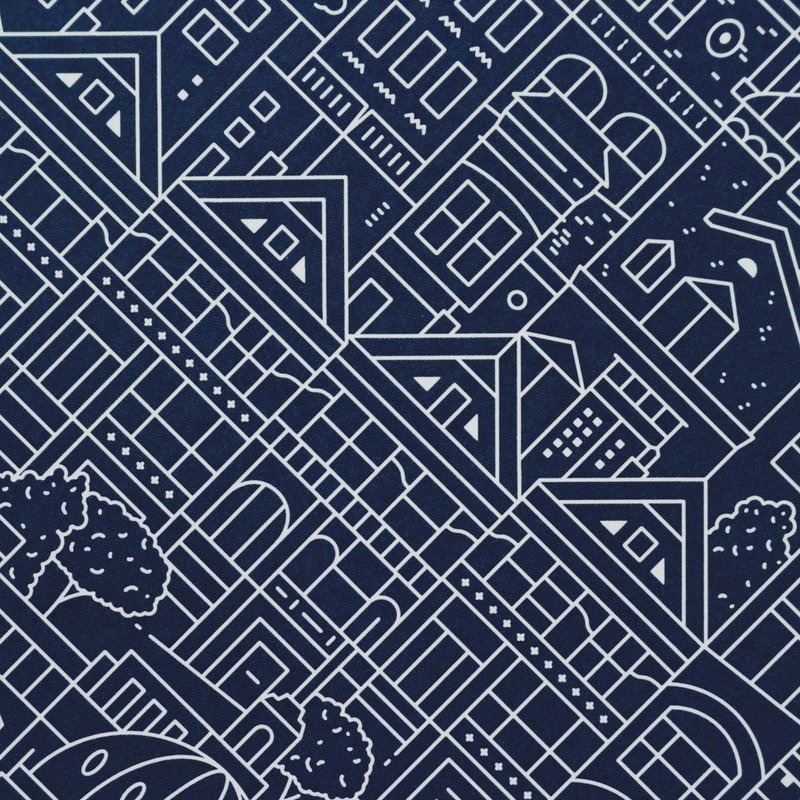 San Francisco A3 Blue Print