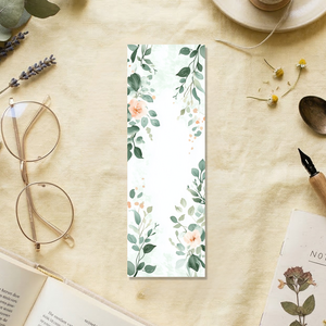 Lesezeichen Boho Green Nature - schönes Lesezeichen