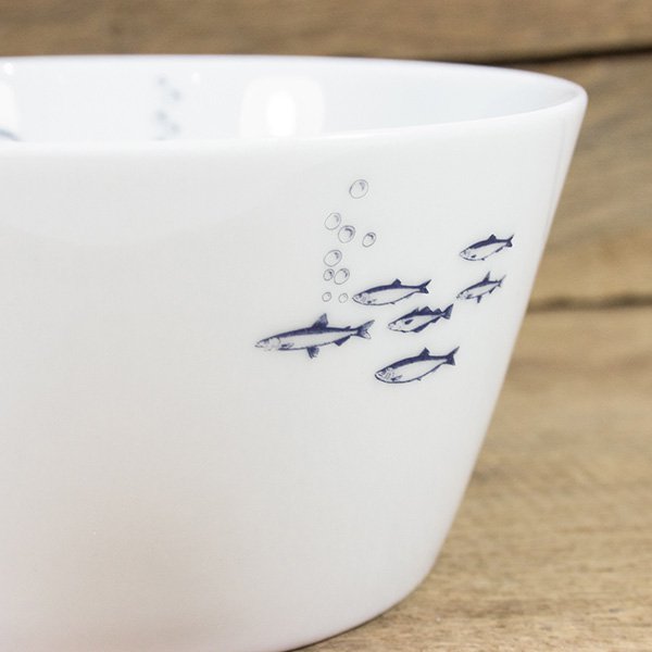 Porcelain bowl Vitamin Sea