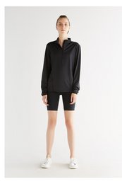 T9010-01 | Unisex troyer met lange mouwen - zwart