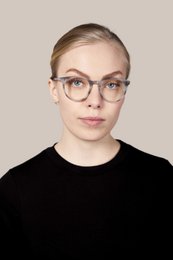 Blue light blocking glasses, Cat model, acetate frame, Shadow color