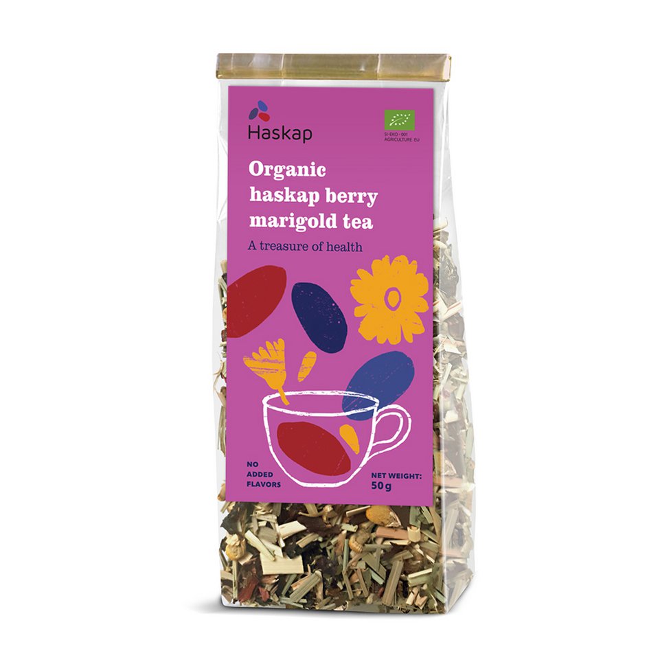 BIO HASKAP BEEREN RINGELBLUMEN TEE