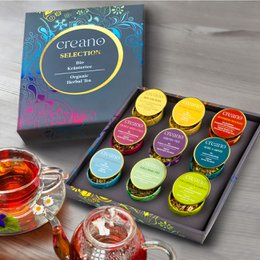 Creano biologische kruidenthee cadeauset van 9 blikjes 122g
