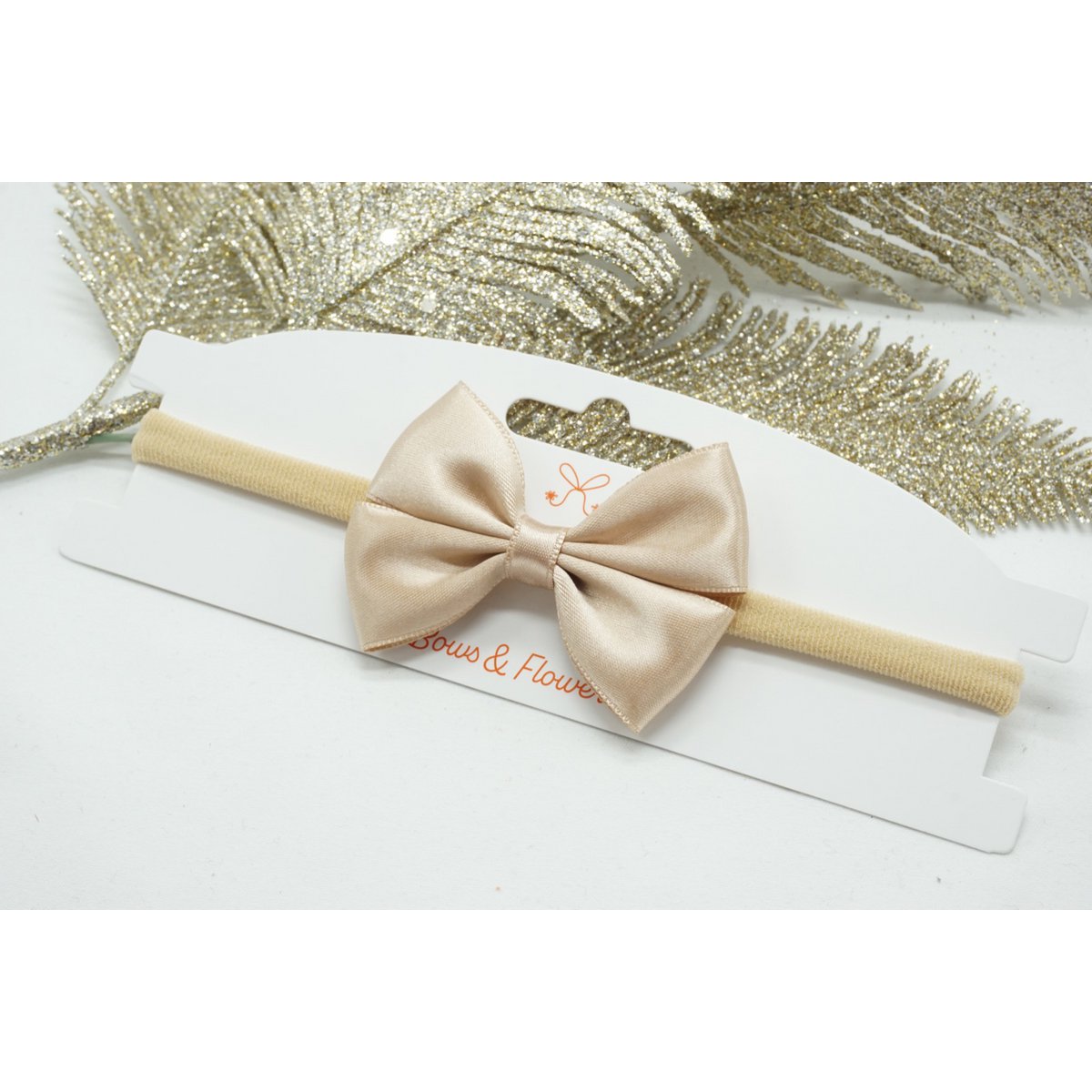 Serre-tête nylon regular mini satin