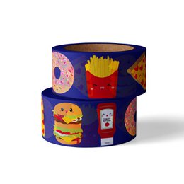 Washi tape Fastfood met Hamburger