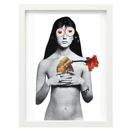 Kunsttryk | Forelsket kvinde