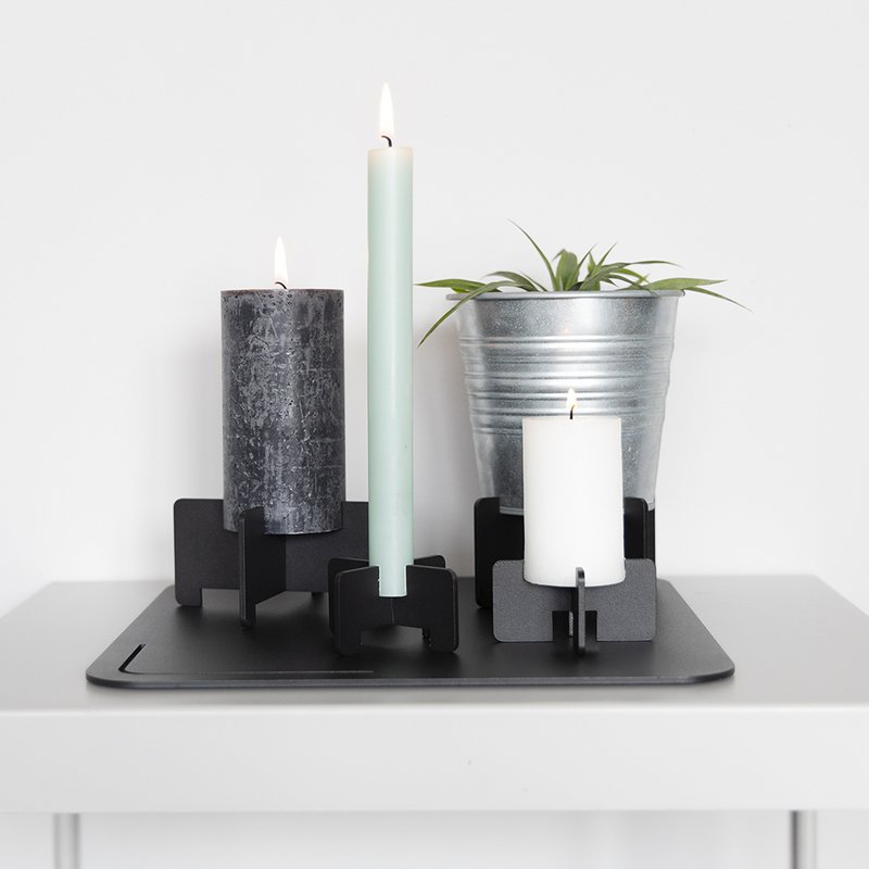 Rocket (candele) standard - 80x40mm - nero