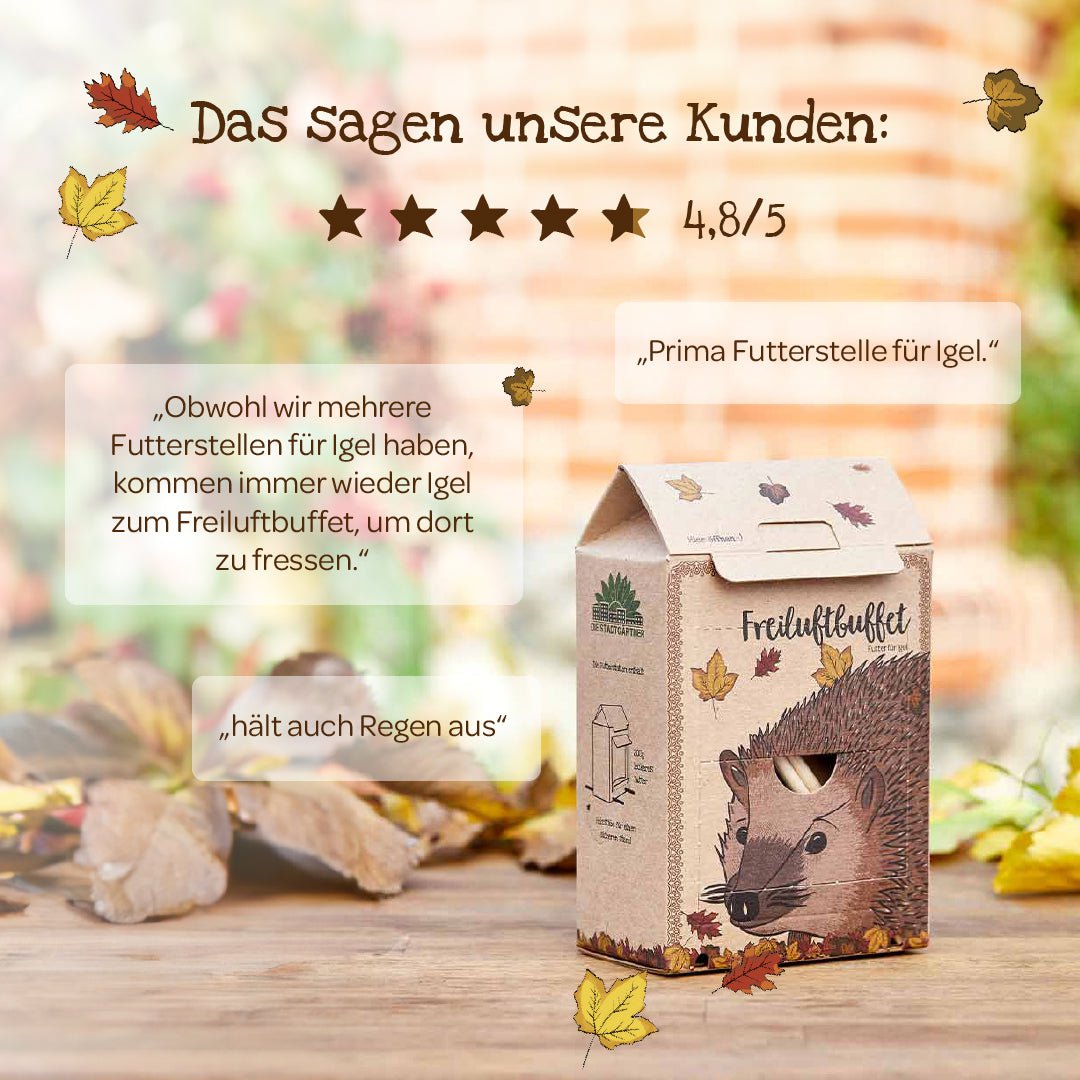 Freiluftbuffet Igel