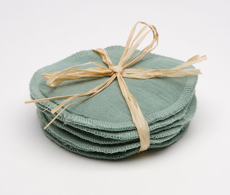 Muslin make-up removal pads (set of 10)