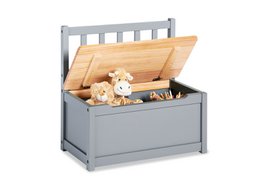 Kinderen bank "fenna", grijs/natuurlijk