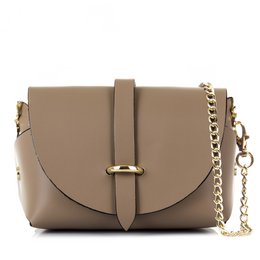 Florence Artegiani. Aurora Women's shoulder bag. Ruga genuine leather