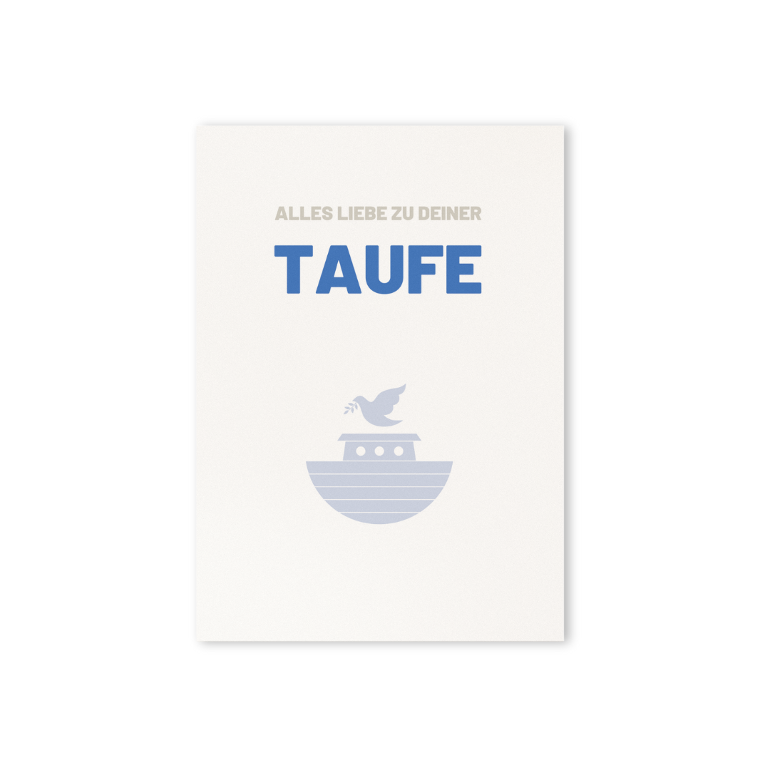 Carte postale - au baptême