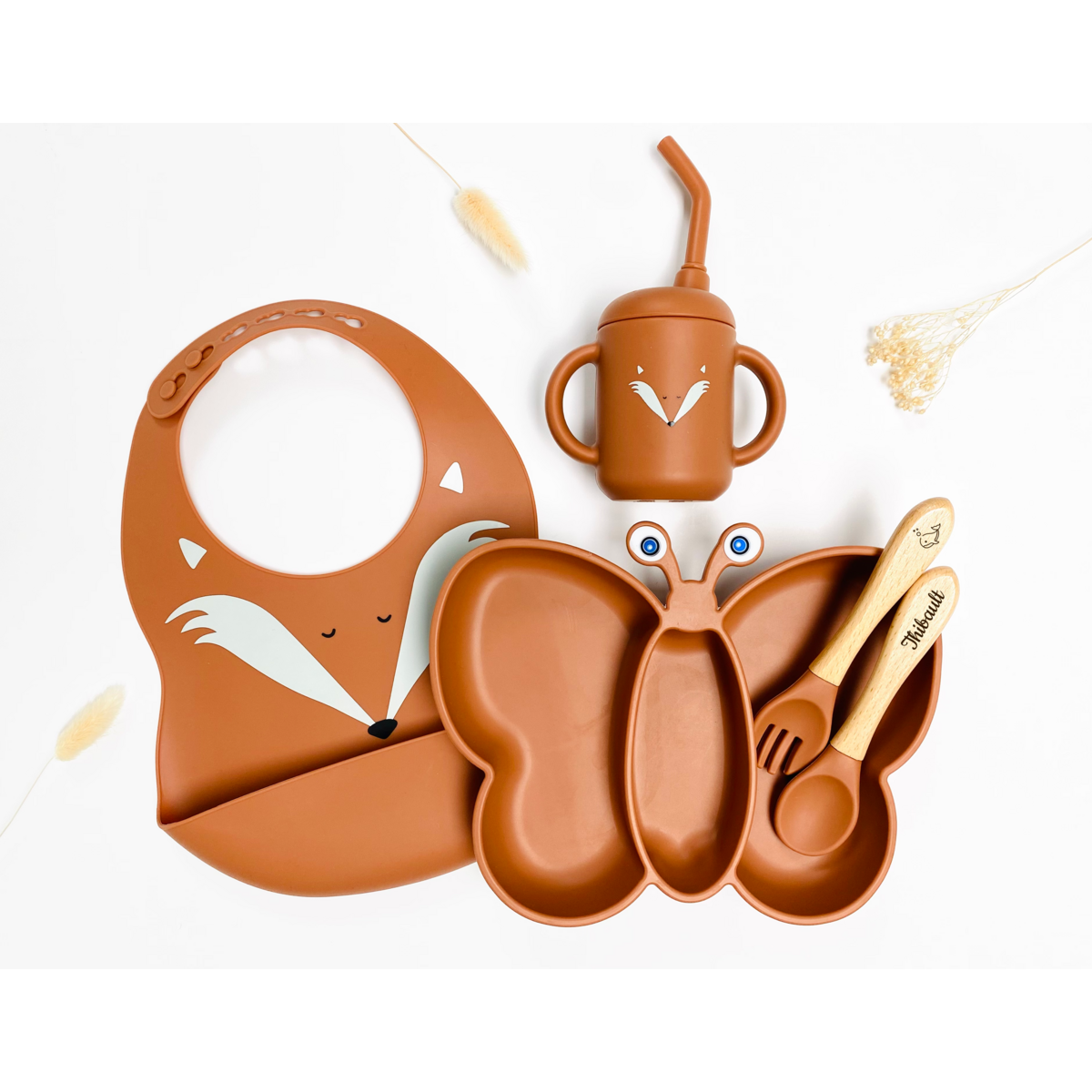 Mathéo le Set repas rigolo - Papillon