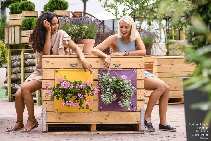 Le tasche verdi AMMA lavanda