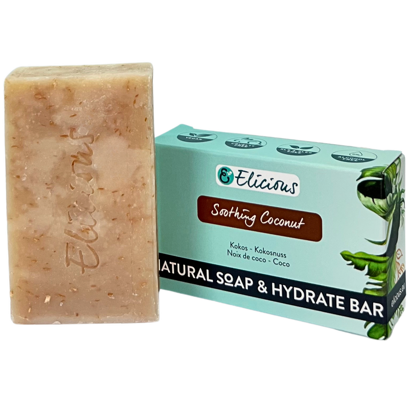 Savon Naturel Artisanal Apaisant Noix de Coco 100g
