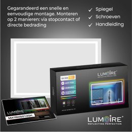 RGB-spiegel Lumoire Matrix horizontaal 120 cm
