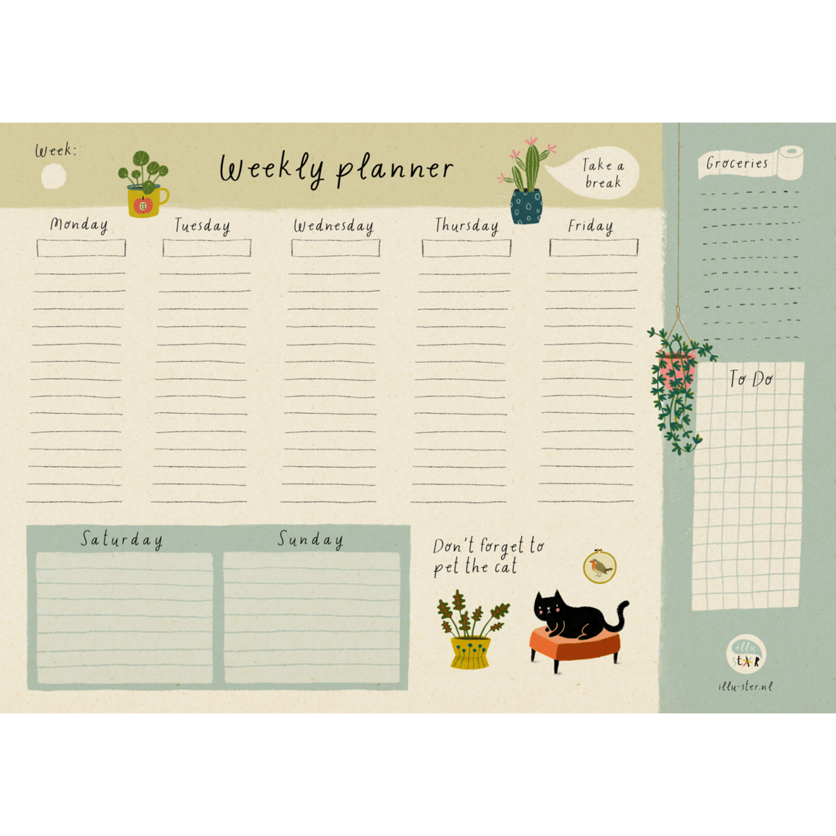 Weekly planner