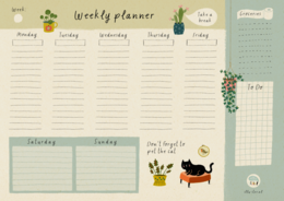 Weekly planner