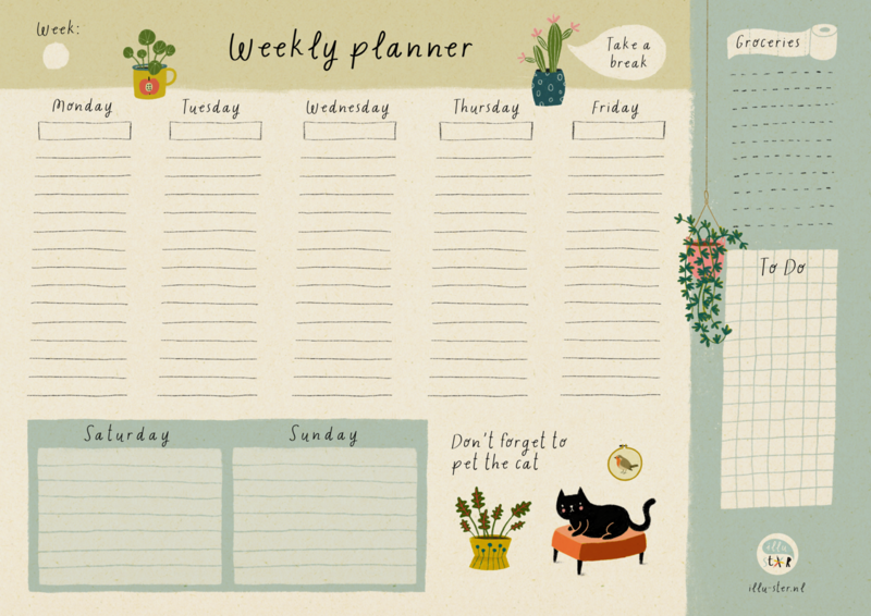 Weekly planner
