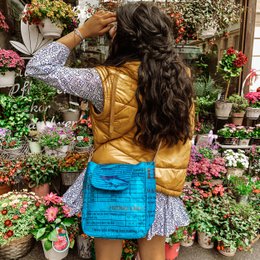 BORSA URBANA | Borsa ecologica in blu