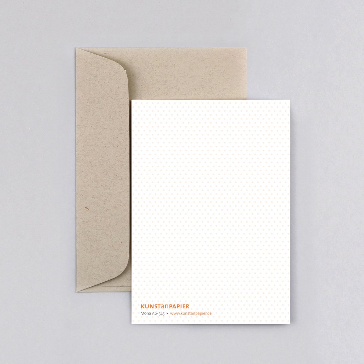 Geburtskarte Symbole Mona Apricot