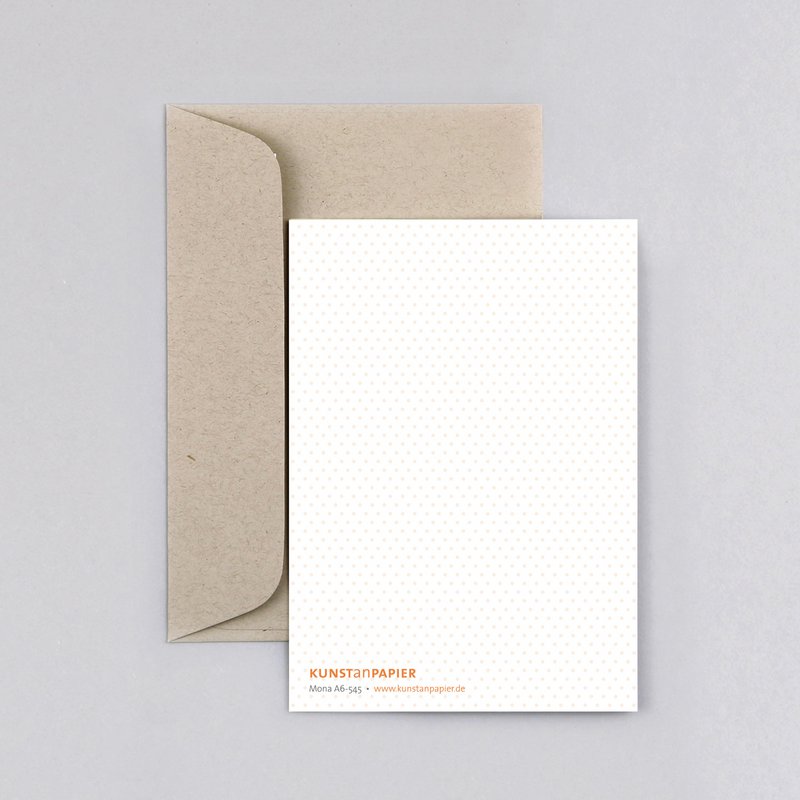 Geburtskarte Symbole Mona Apricot