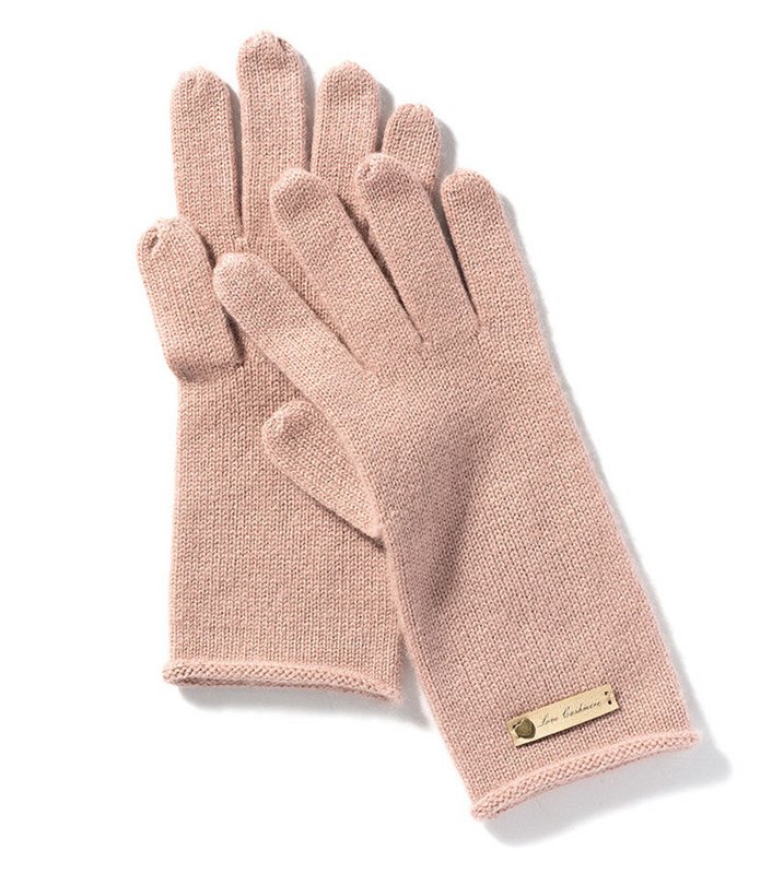 Løs kant - 100% cashmere -handsker