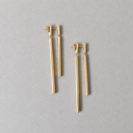 OFFSET Gold Earrings
