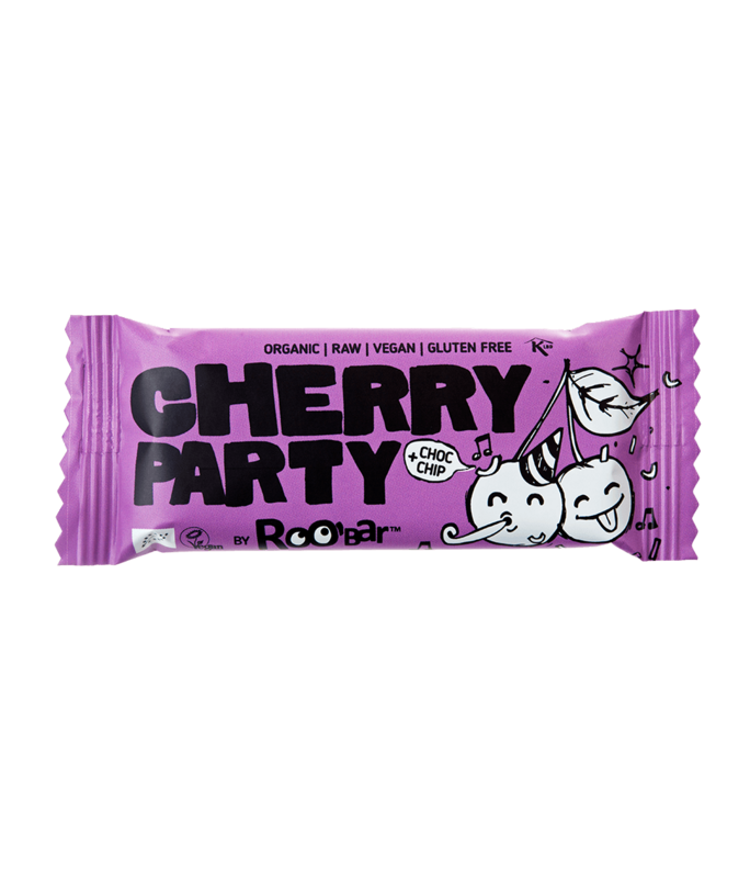 Cherry Party Bar, organic, Roobar, 30g