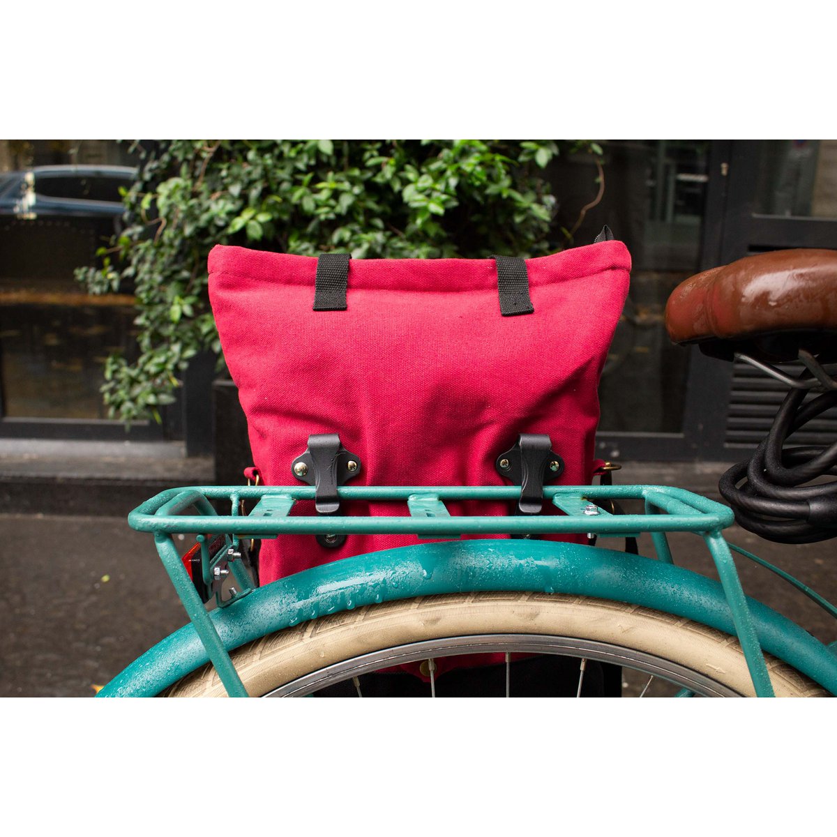 Flo bicycle shopper bag - Cherry