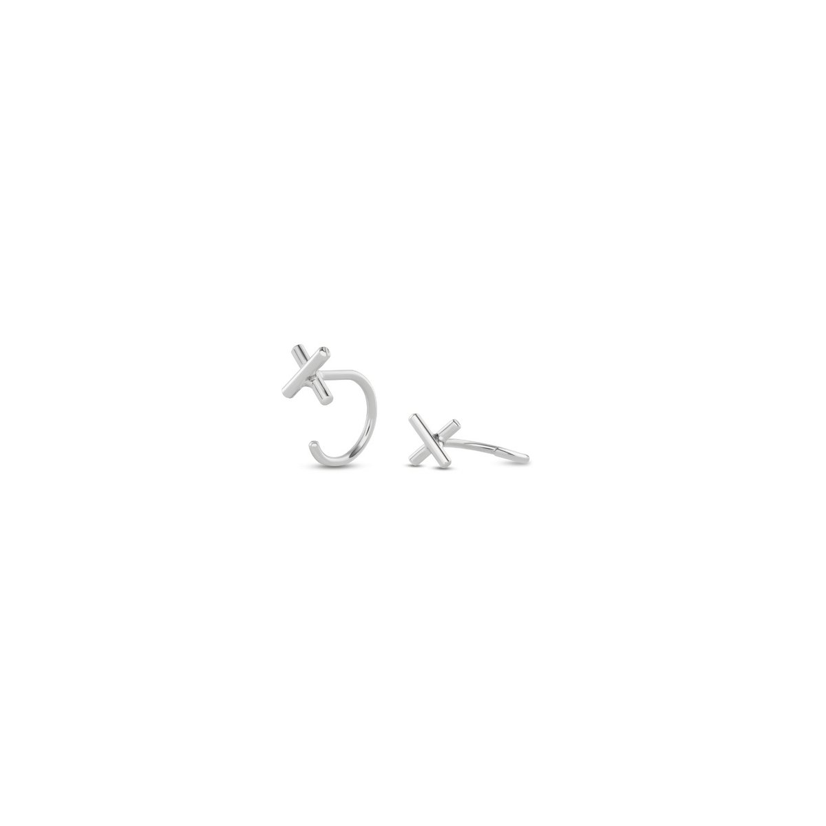 El Dorado Huggie Earrings Silver