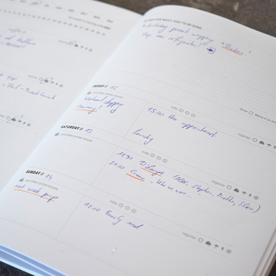 Wekelijks Planner Briefpapier Notitieboek